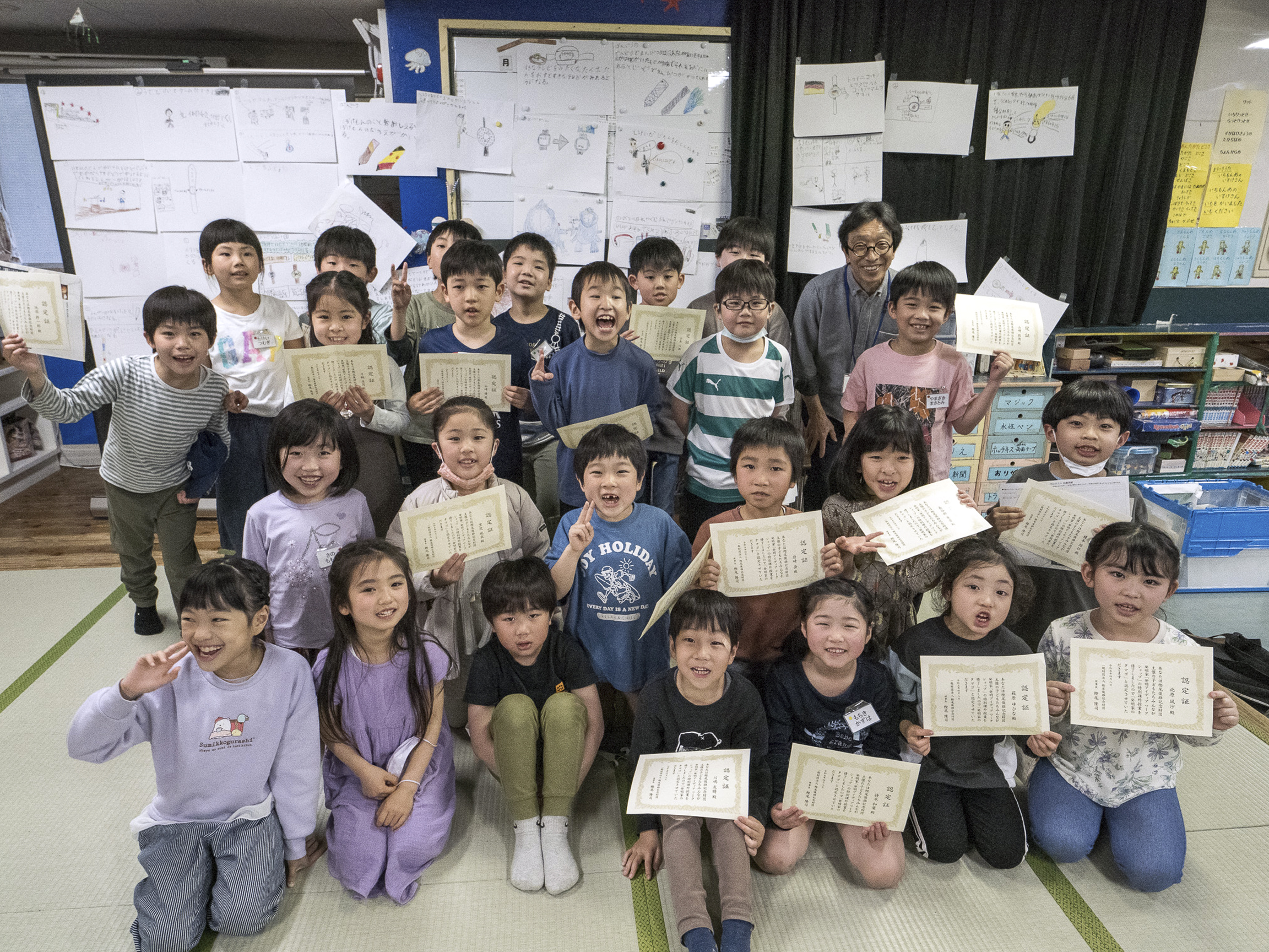 文京区千駄木育成室でのワークショップの様子